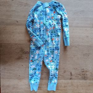 Hanna Andersson blue pajama onesie 2T